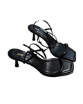 versatile black zara strappy sandals
