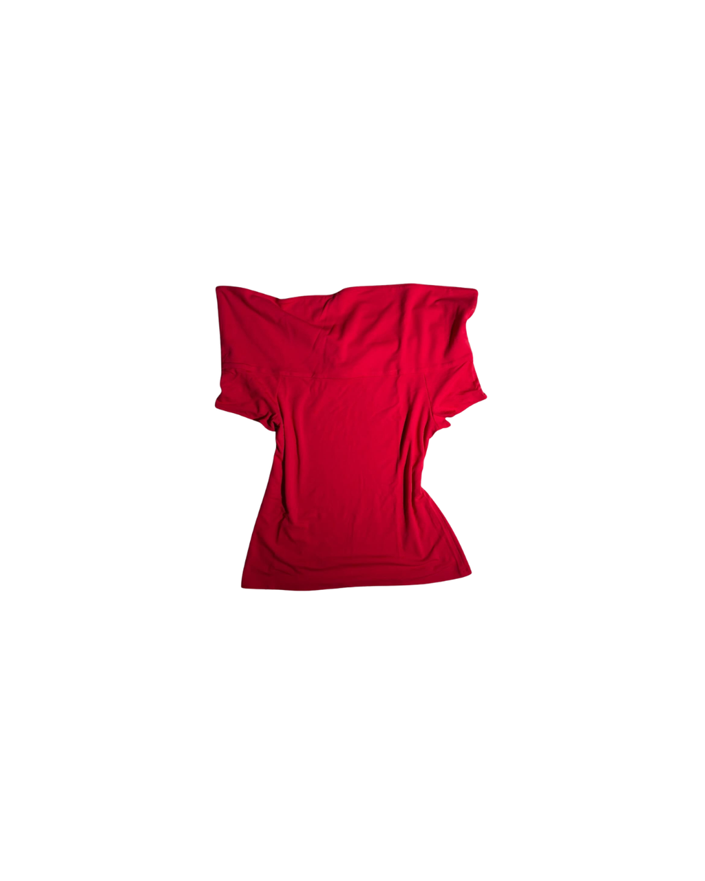 hot pink COS off shoulder top with built in short sleeves